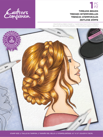 Crafter's Companion Timeless Braids Clear Stamp (CC-STP-TIBR)