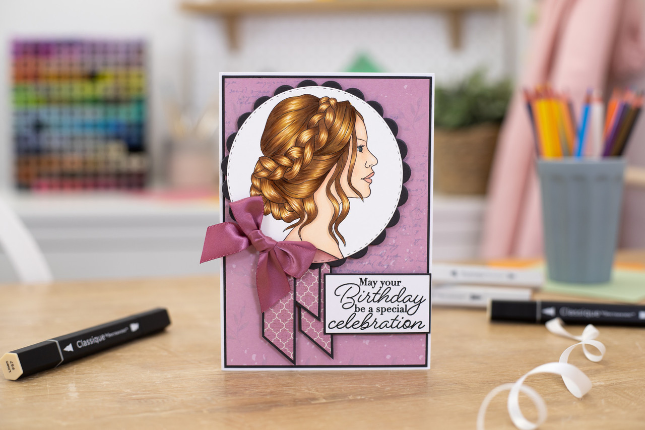 Crafter's Companion Timeless Braids Clear Stamp (CC-STP-TIBR)