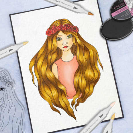 Crafter's Companion Natural Beauty Clear Stamp Ethereal Beauty (CC-STP-ETBE)