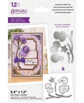 Gemini Flower Fragrant Sweet Pea Stamp & Die (GEM-STD-FSWP)
