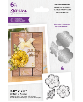 Gemini Flower Timeless Carnations Stamp & Die (GEM-STD-TICA)