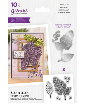 Gemini Flower Lovely Lilac Stamp & Die (GEM-STD-LOLI)