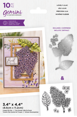 Gemini Flower Lovely Lilac Stamp & Die (GEM-STD-LOLI)