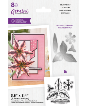 Gemini Flower Delicate Lily Stamp & Die (GEM-STD-DLIL)