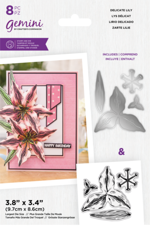 Gemini Flower Delicate Lily Stamp & Die (GEM-STD-DLIL)