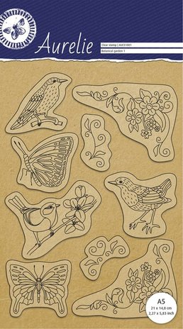 Aurelie Botanical Garden 1 Clear Stamps (AUCS1001)