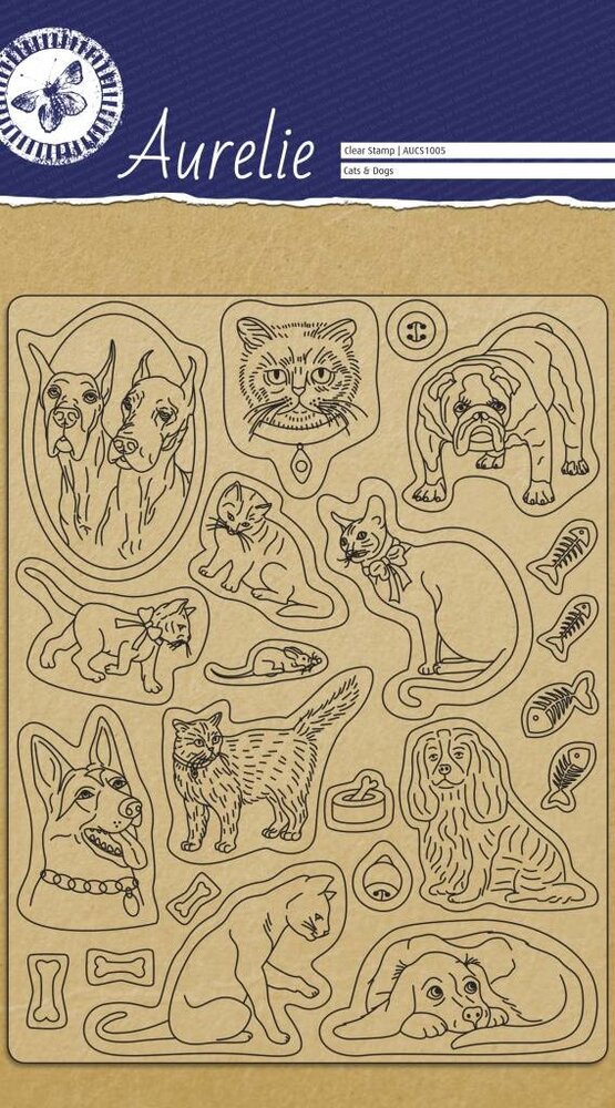 Aurelie Cats & Dogs Clear Stamps (AUCS1005)