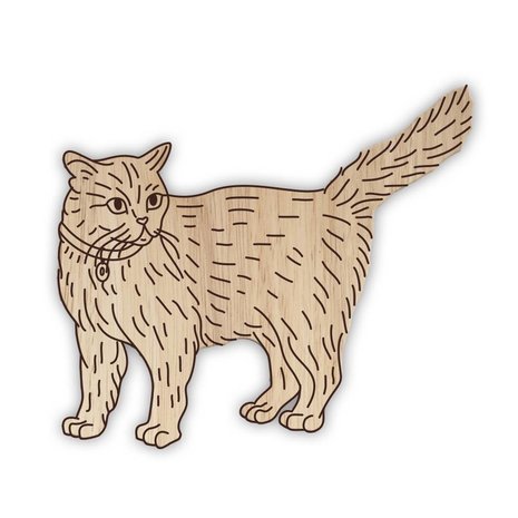 Aurelie Cats & Dogs Wooden Ornaments (AUWO1003) Aurelie Cats & Dogs Wooden Ornaments (AUWO1003)