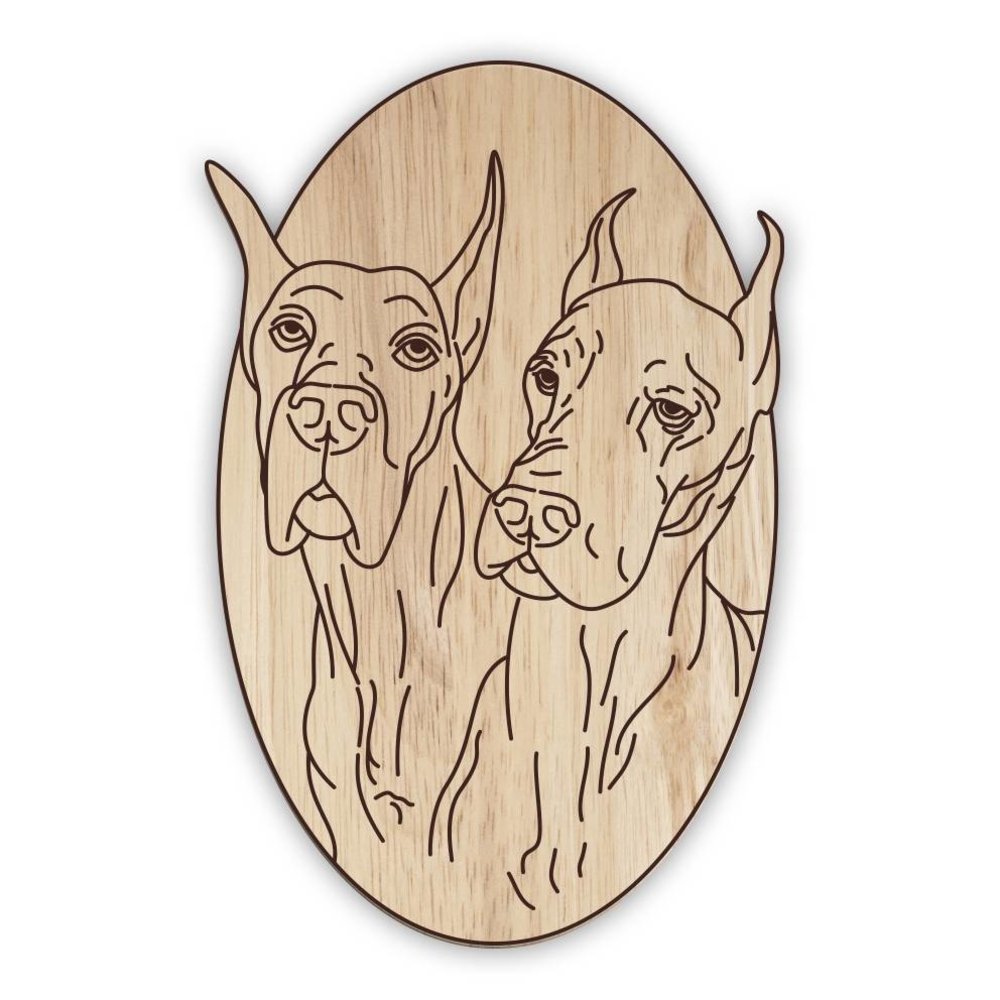 Aurelie Cats & Dogs Wooden Ornaments (AUWO1003) Aurelie Cats & Dogs Wooden Ornaments (AUWO1003)