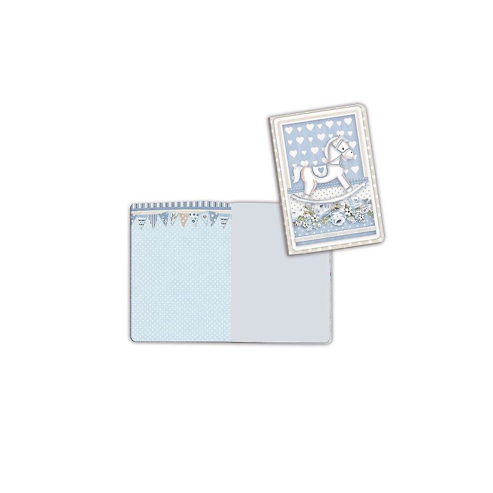 Stamperia Notebook A6 Baby Boy Rocking Horse (ENBA6022) Stamperia Notebook A6 Baby Boy Rocking Horse (ENBA6022)