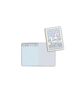 Stamperia Notebook A6 Baby Boy Rocking Horse (ENBA6022)* Stamperia Notebook A6 Baby Boy Rocking Horse (ENBA6022)*