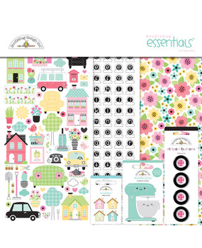 Doodlebug Design Inc. My Happy Place 12x12 Inch Essentials Kit (7389) Doodlebug Design Inc. My Happy Place 12x12 Inch Essentials Kit (7389)