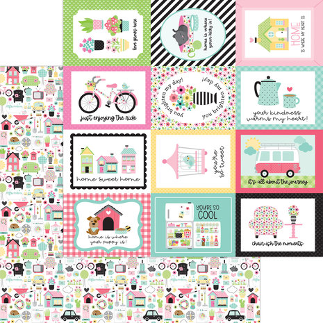 Doodlebug Design Inc. My Happy Place 12x12 Inch Paper Pack (7386) Doodlebug Design Inc. My Happy Place 12x12 Inch Paper Pack (7386)