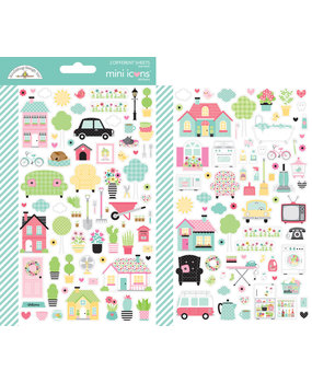Doodlebug Design Inc. My Happy Place Mini Icons Stickers (7361) Doodlebug Design Inc. My Happy Place Mini Icons Stickers (7361)