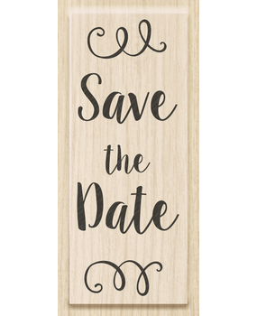 Heyda Save the Date Wood Mounted Rubber Stamp (211800350) Heyda Save the Date Wood Mounted Rubber Stamp (211800350)