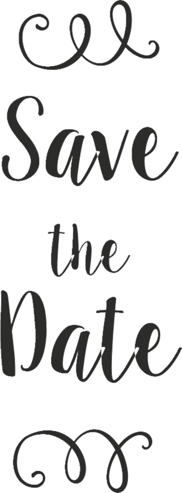 Heyda Save the Date Wood Mounted Rubber Stamp (211800350) Heyda Save the Date Wood Mounted Rubber Stamp (211800350)