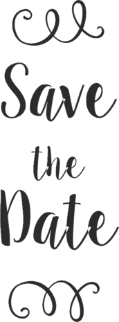 Heyda Save the Date Wood Mounted Rubber Stamp (211800350) Heyda Save the Date Wood Mounted Rubber Stamp (211800350)