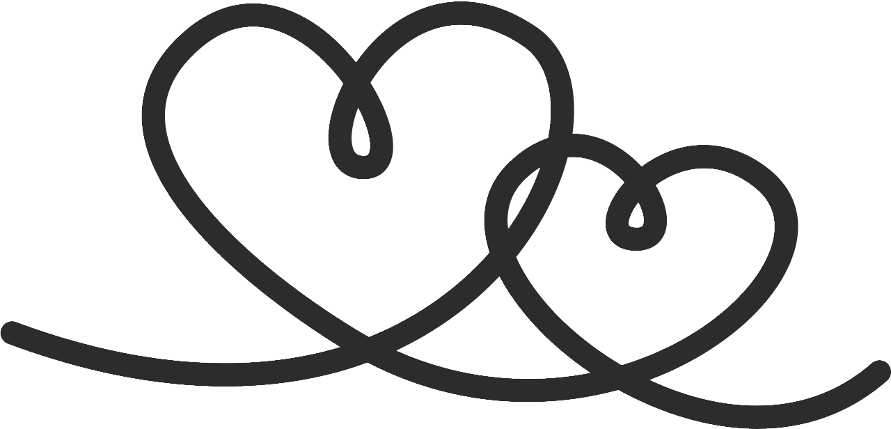 Heyda Dubbel Hart Wood Mounted Rubber Stamp (211801006)