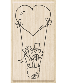 Heyda Tot in de Hemel Wood Mounted Rubber Stamp (211801009)
