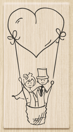 Heyda Tot in de Hemel Wood Mounted Rubber Stamp (211801009)