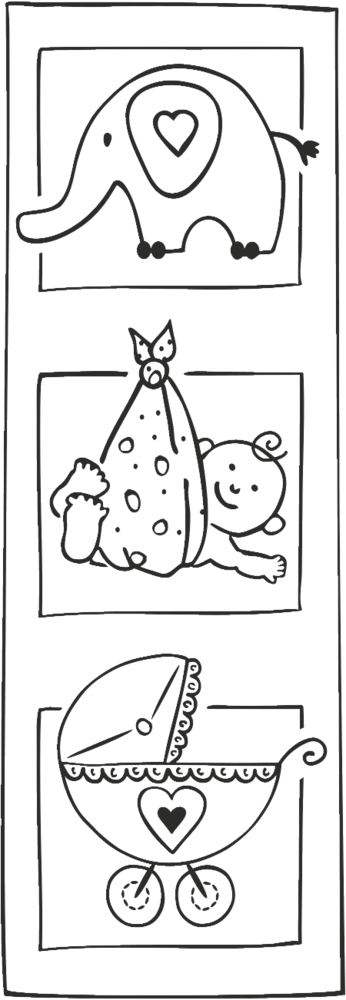 Heyda Trilogie Geboorte Wood Mounted Rubber Stamp (211801203) Heyda Trilogie Geboorte Wood Mounted Rubber Stamp (211801203)