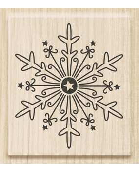 Heyda IJskristal Groot Wood Mounted Rubber Stamp (211801405) Heyda IJskristal Groot Wood Mounted Rubber Stamp (211801405)