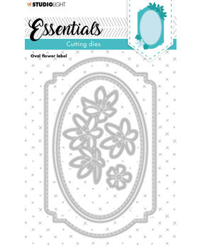 Studio Light Essentials Snijmal Oval Flower Label (SL-ES-CD221)* Studio Light Essentials Snijmal Oval Flower Label (SL-ES-CD221)*