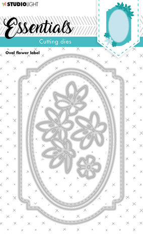 Studio Light Essentials Snijmal Oval Flower Label (SL-ES-CD221) Studio Light Essentials Snijmal Oval Flower Label (SL-ES-CD221)