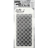 Stampers Anonymous Tim Holtz Linked Squares Layered Layering Stencil (THS157)
