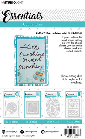 Studio Light Essentials Snijmal Shaker Frame Rectangle (SL-ES-CD226) Studio Light Essentials Snijmal Shaker Frame Rectangle (SL-ES-CD226)