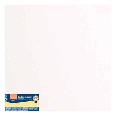 Vaessen Creative Florence Texture Ivory 12x12 Inch Cardstock Paper Pack (2928-102) Vaessen Creative Florence Texture Ivory 12x12 Inch Cardstock Paper Pack (2928-102)