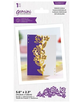Gemini Grande Swirls Edges Timeless Florals Elements Dies (GEM-MD-ELE-TIFL)
