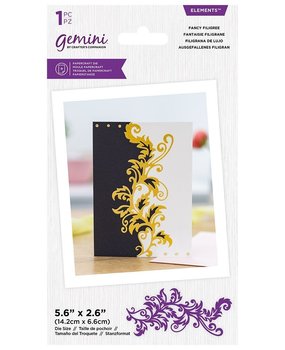 Gemini Grande Swirls Edges Fancy Filigree Elements Dies (GEM-MD-ELE-FAFI)