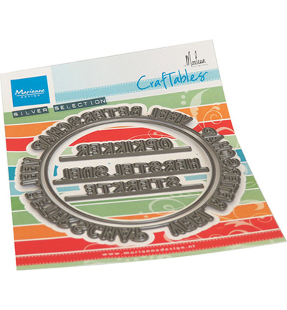 Marianne Design Craftable Beterschap Cirkel by Marleen (CR1593) Marianne Design Craftable Beterschap Cirkel by Marleen (CR1593)