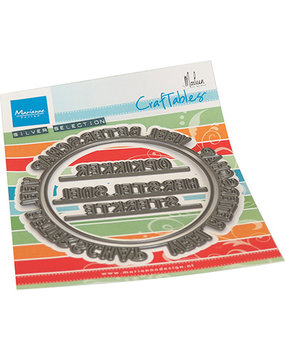 Marianne Design Craftable Beterschap Cirkel by Marleen (CR1593) Marianne Design Craftable Beterschap Cirkel by Marleen (CR1593)