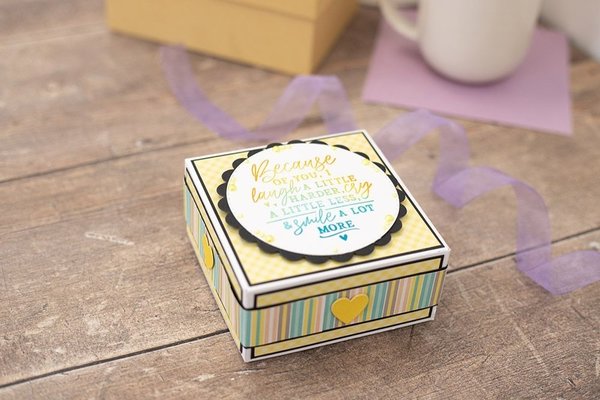 Crafter's Companion Friends for Life Clear Stamp Laugh a Little Harder (CC-CA-ST-LALH)