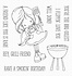 Grill-friend Clear Stamps (TI-018) Grill-friend Clear Stamps (TI-018)