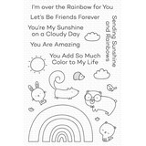 My Favorite Things Rainbow Critters Clear Stamps (CS-672)