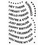 My Favorite Things Wavy Greetings Clear Stamps (CS-684)