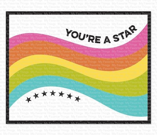 My Favorite Things Wavy Greetings Clear Stamps (CS-684)