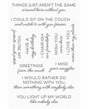 My Favorite Things Couch Potato Clear Stamps (CS-688)