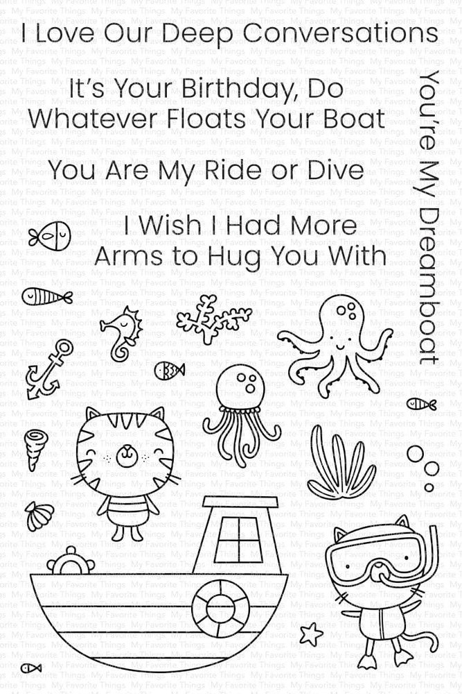 My Favorite Things Ride or Dive Clear Stamps (CS-690) My Favorite Things Ride or Dive Clear Stamps (CS-690)