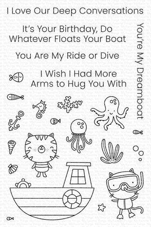 My Favorite Things Ride or Dive Clear Stamps (CS-690) My Favorite Things Ride or Dive Clear Stamps (CS-690)