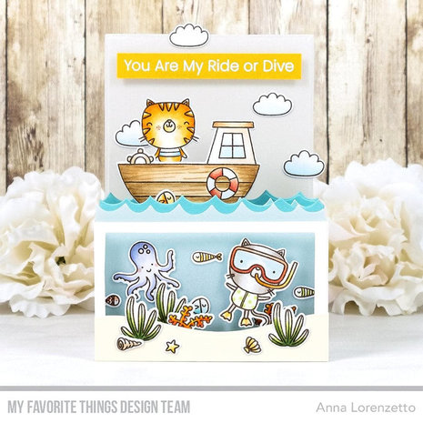My Favorite Things Ride or Dive Clear Stamps (CS-690) My Favorite Things Ride or Dive Clear Stamps (CS-690)