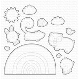 My Favorite Things Die-namics Rainbow Critters (MFT-2259)