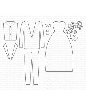 My Favorite Things Die-namics Bride and Groom (MFT-2282)