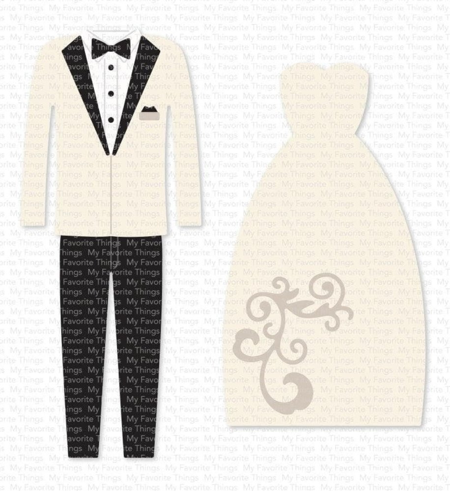 My Favorite Things Die-namics Bride and Groom (MFT-2282)