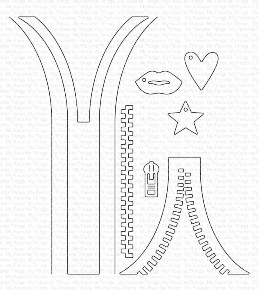 My Favorite Things Die-namics Zipper (MFT-2286) My Favorite Things Die-namics Zipper (MFT-2286)