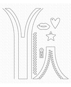 My Favorite Things Die-namics Zipper (MFT-2286) My Favorite Things Die-namics Zipper (MFT-2286)