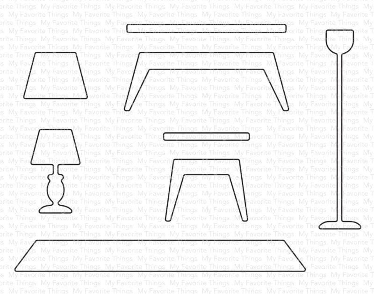 My Favorite Things Die-namics Fundamental Furnishings (MFT-2289) My Favorite Things Die-namics Fundamental Furnishings (MFT-2289)